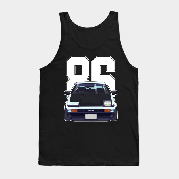 Toyota Sprinter Trueno AE86 Tank Top by squealtires